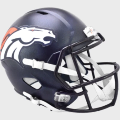 RIDDELL Denver Broncos Full Size Speed Replica Football Helmet 2024 Primary - NFL.