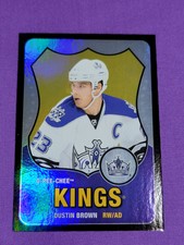 2010-11 O-Pee-Chee Dustin Brown /100 Retro Black Rainbow Parallel #397