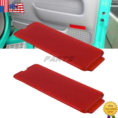 2x Reflector de puerta delantera para Ford F250 F350 Super Duty 1999-2007 F81Z-2523820-AA Foto 1 de 4