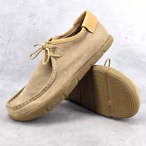 Rare Dead Stock KALSO Earth Shoe Darby Mens Negative Heel Brown Yellow Size 12 - Picture 1 of 11