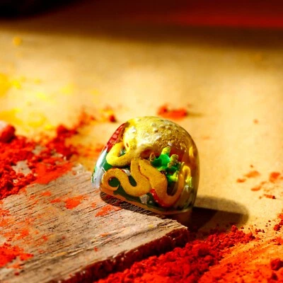 Octopus Resin Artisan Keycap For Cherry MX Mechanical Keyboard, Halloween Gift - Image 1 of 4