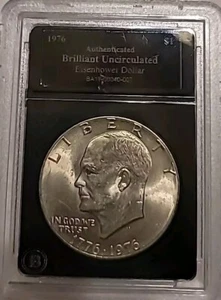 Eisenhower Dollar Brilliant Uncirculated Bicentenal 1776-1976 - Picture 1 of 11