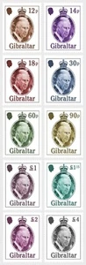 Gibraltar 2023 new Definitive series portrait King CHARLES III royalty 10v mnh - Picture 1 of 1