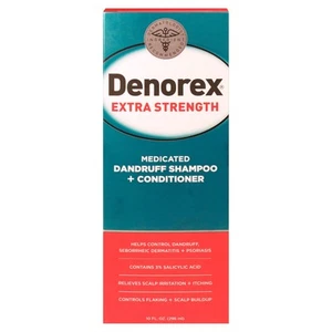 Denorex Extra Strength Medicated Dandruff Shampoo Plus Conditioner 10 Oz 6 Pack - Picture 1 of 5