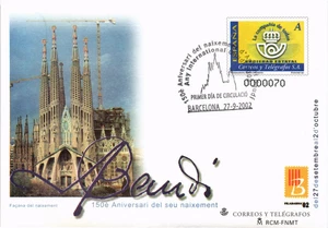 España 2002 SEP Edifil 81A/C/82 Matasellos Gaudí Arquitectura Arquitectura - Imagen 1 de 4