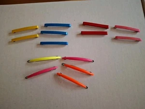 Vintage 14Stay Tight Clasp Clip Hair Barrettes & Bobby Pin Unbranded 2” Colorful - Picture 1 of 12