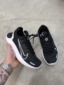 Size UK 5.5 - Nike Free RN Fk Black White Next Nature Running Trainers - Imagen 1 de 6