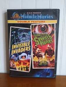 Invisible Invaders/Journey to the Seventh Planet (DVD, 2003, Midnite Movies..oop - Foto 1 di 8