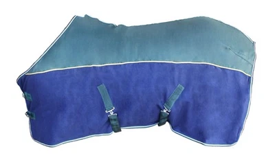 64" Hoja Caballo Polar FLEECE ENFRIADOR Manta Verde 4305 Foto 1 de 4