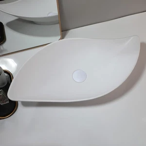 US Rund Badezimmer Gefäß Waschbecken Hartglas Waschbecken Waschschüssel Mischbatterie - Bild 1 von 7