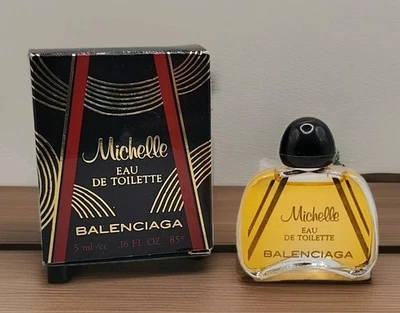 Perfume Vintage Balenciaga 1989 Mini Muestra Floral Michelle Francoise Caron ZJ Foto 1 de 4