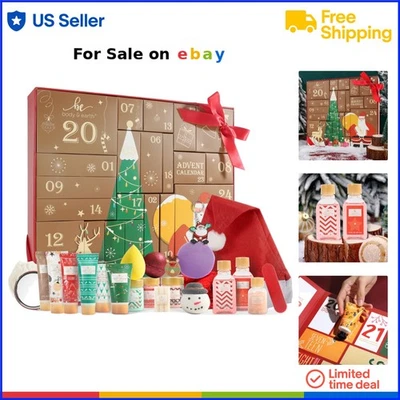 Beauty Advent Calendar Cardboard 24 Days of Gifts Holiday Christmas for Women - Image 1 of 4