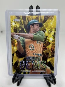 Reggie Jackson 2024 Heritage High Number Hidden Gems SSP #HG54 Leichtathletik - Bild 1 von 11