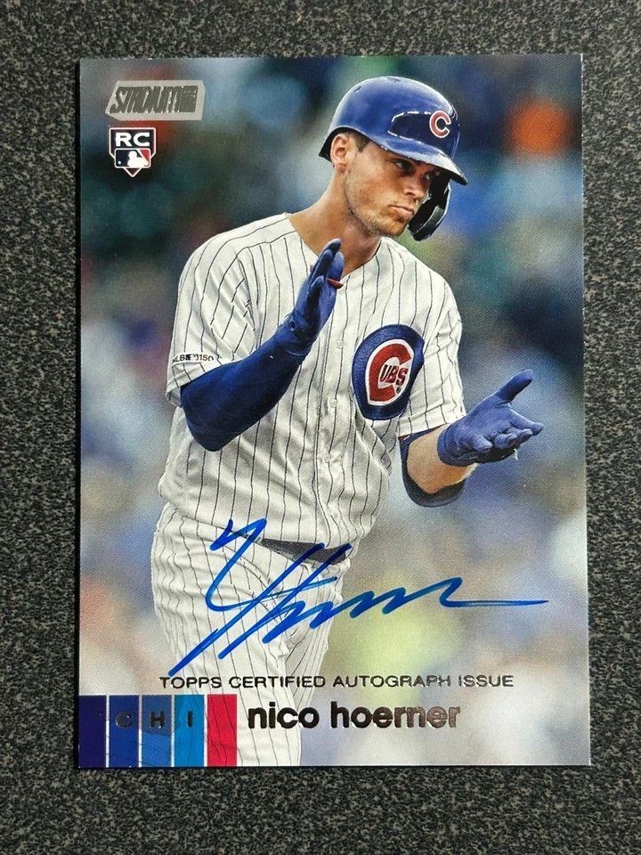 2020 Topps Stadium Club Nico Hoerner RC Auto #ANH - Image 1 of 1