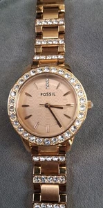Orologio Fossil donna quadrante tondo tono oro - Foto 1 di 4