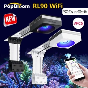 PopBloom 3PCS RL90 Full Spectrum Saltwater Aquarium Light with Arm for 60" 150cm - Picture 1 of 13