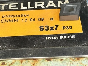 100 piezas inserto de carburo CNMM 12 04 08 d S3x7 P30 rombo STELRAM 12.5x 4.8 ID 5.2 - Imagen 1 de 1