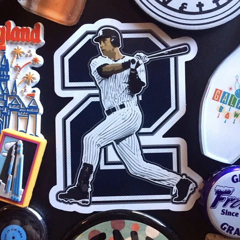 Derek Jeter baseball magnet Cover