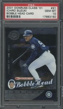 2001 Panini Donruss Bobble Head Card Ichiro Suzuki/1000 POP 6 RC Gem Mint PSA 10