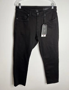 NYC The Perfect Jean Men’s Athletic Fit Stealth Black Size 34 X 30 NEW - Picture 1 of 9