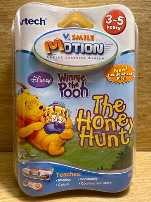 Vtech V.Smile Motion Disney WINNIE THE POOH The Honey Hunt Game - Image 1 of 4