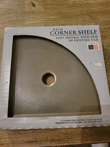 Deco 8x8 inch Stainless Steel Corner Bath Shelf Shower Shelf New Or Existing... - Picture 1 of 4