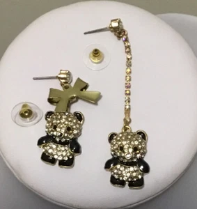 BJ Panda  Earrings - Picture 1 of 8