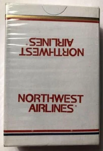Northwest Airlines Deck Playing Cards SEALED White 80's Era Brand New - Picture 1 of 1
