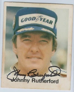 1979 Johnny Rutherford Avalon RC Rookie Signed Auto HOF - Picture 1 of 1