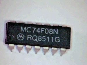 👉 MC74F08N 74F08 Quad 2-input And Gate DIP-14 Motorola - Bild 1 von 1