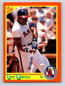 1990 Score Rookie & Traded Dave Winfield California Angels #1T