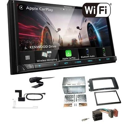 Kenwood Autoradio WiFi CarPlay Android Auto für Smart ForTwo 2007-2010 schwarz - Bild 1 von 4