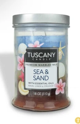 Vela Langley Empire Triple Vertido, Moteada, Tapa Bronce, 18 Onzas, Mar y Arena Foto 1 de 3