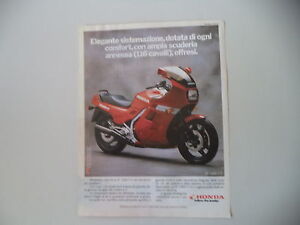 advertising Pubblicità 1986 MOTO HONDA VF 1000 F II