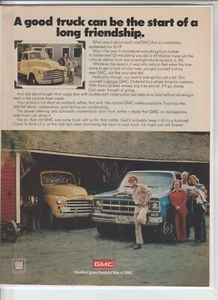 Original 1978 GMC Pickup Truck Magazine Ad "...Start of a Long Friendship " - Picture 1 of 1
