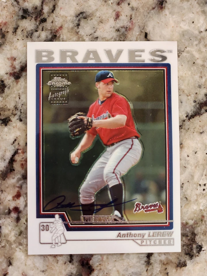 2004 Topps Chrome Anthony Lerew #221 Rookie Auto RC - Image 1 of 2