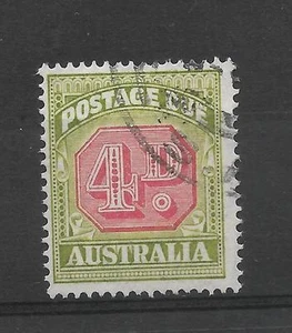 AUSTRALIA, KGV, 1946 AFFRANCATURA DOVUTA, 4d SG D123, USATO BENE, CAT 2,50 - Foto 1 di 1