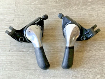 JUEGO DE PALANCA DE CAMBIOS SACHS HURET 7 VELOCIDADES 22 MM ABRAZADERA GATILLO IZQUIERDO ES FRICCIÓN Foto 1 de 4