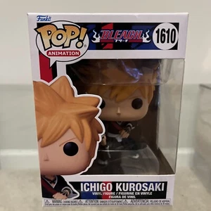 Funko Pop! Bleach Ichigo Kurosaki #1610 Animation Free Shipping Damaged Box - Picture 1 of 10