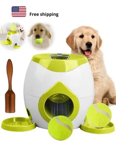 Automatic Dog Ball Launcher Pet Play Toys Ball Thrower Fetch Machine For Dogs US - Picture 1 of 5