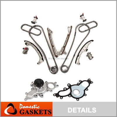 Timing Chain Kit Water Pump for 08-14 Lexus LS600H GS460 LS460 2URGSE 1URFSE Foto 1 de 4