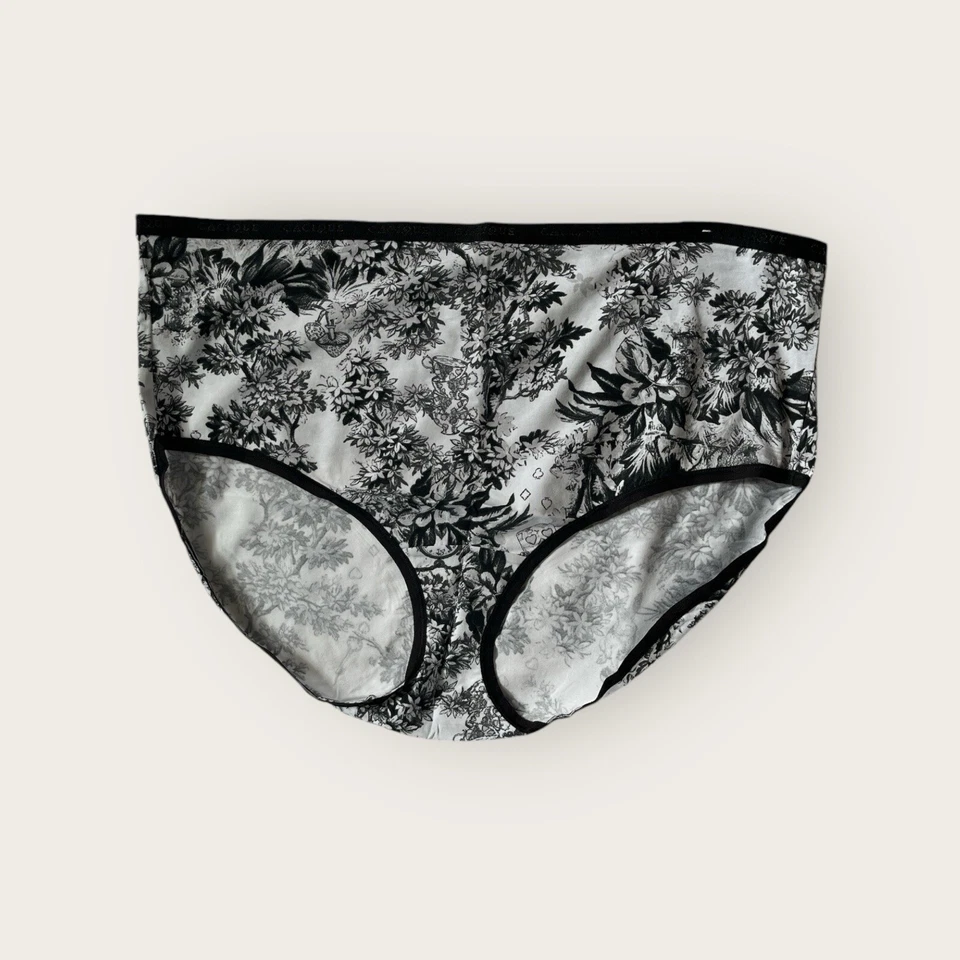 Calzoncillo de pierna alta de algodón Lane Bryant Cacique 18/20 Woodland Whimsy (8972) Foto 1 de 1