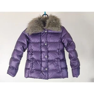 DIESEL REAL DOWN PUFFY JACKET KIDS GIRL'S PURPLE JACKET SIZE 9 - Picture 1 of 11
