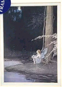 DREAMIN FAIRY ART PRINT MATTED 8 X 10" - Picture 1 of 3