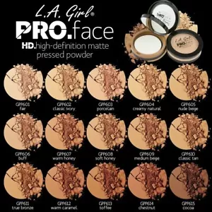L.A. Girl PRO Matte Pressed Face Powder HD.High Definition - All Shades FREE UK - Picture 1 of 16