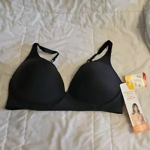 Nuevo con etiquetas sujetador Warner's talla 34C Breathe Freely RM5941A negro contorno confort B35 - Imagen 1 de 12