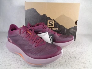 Salomon Phantasm Trail Tech Running Shoes Womens US 8.5 416106 Purple Mesh - Picture 1 of 12