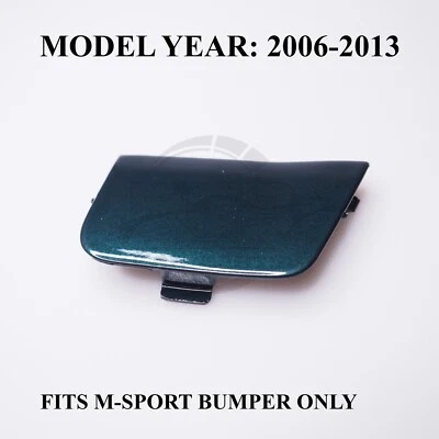 Trasero bumper Remolque Ojo Tapa para BMW 3er E92 E93 M Sport 2006-2013 Profundo - Imagen 1 de 4