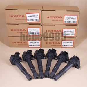 6PCS OEM Ignition Coils Fits For Honda Accord Odyssey Acura CL TL 30520-P8E-A01 - Picture 1 of 9