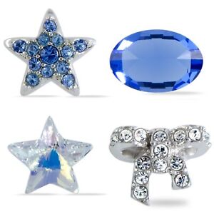 Swarovski Treasure Set Clear and Blue Crystals Four Piece Set 5071289